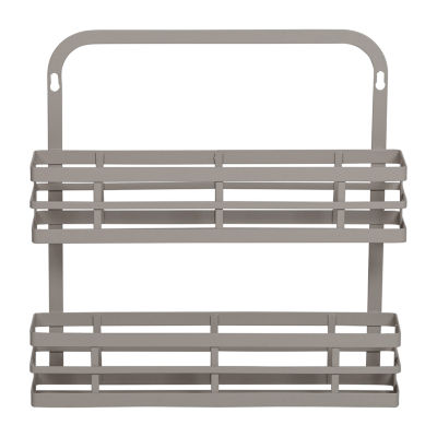 Honey Can Do Grey 2Tier Door Spice Rack KCH09427, Color Grey