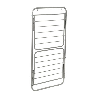 Honey Can Do Grey 2-Tier Over-The-Door Drying Rack