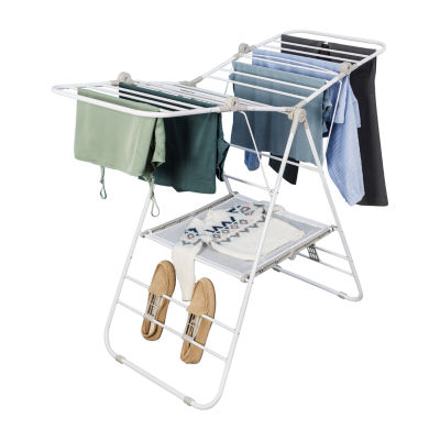 Honey Can Do White Large Expandable Wing Drying Rack