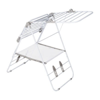 Honey Can Do White Large Expandable Wing Drying Rack