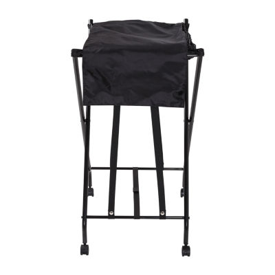 Honey Can Do Black No Bend Rolling Hamper