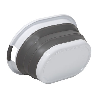 Honey Can Do Dark Grey Folding Laundry Baskets 2Pk HMP09825, Color