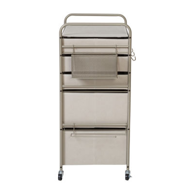 Honey Can Do Grey Gift Wrap Or Craft Storage Cart