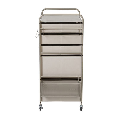 Honey Can Do Grey Gift Wrap Or Craft Storage Cart