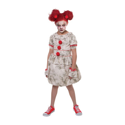 Girls Dancing Clown Costume