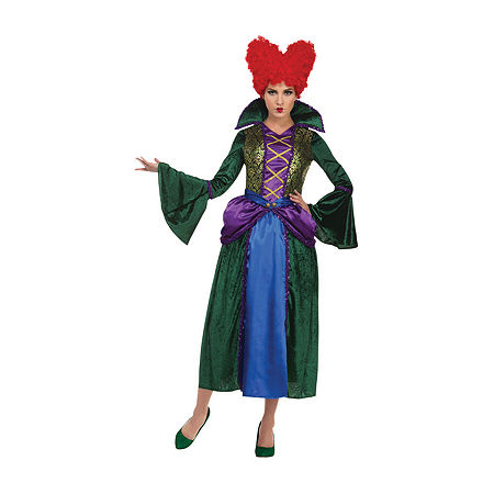 Little & Big Girls Mean Salem Sister Costume, 4-6, Green