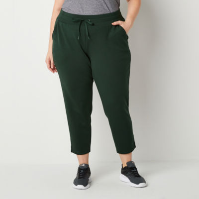 Xersion Womens Scuba Mid Rise Plus Jogger Pant