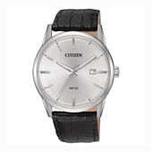 Heritor Automatic Ganzi Mens Leather Day&Date-Black/Navy Watches