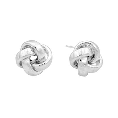 Made In Italy 14k White Gold Love Knot Stud Earrings Jcpenney