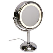 My Flexible Illuminated 5X Magnification Mirror with Bendable Neck and  Suctions to Flat Surfaces 2503, Color: Silver - JCPenney