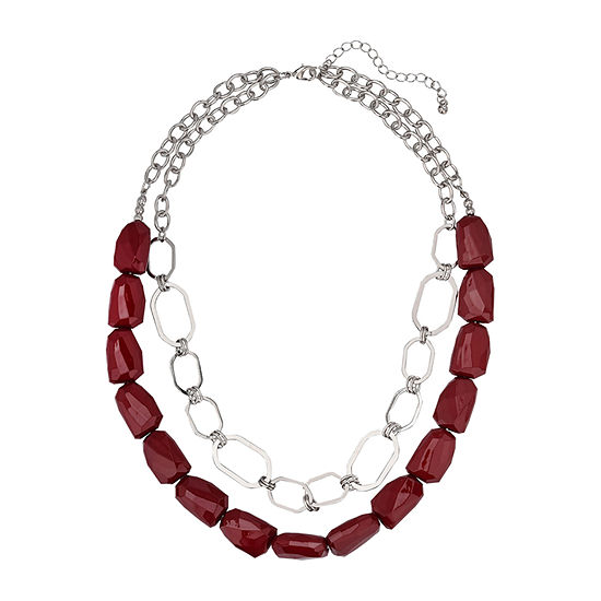 Mixit 18 Inch Cable Beaded Necklace