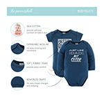 The Peanutshell 0-3m Blue Camo Baby Boys 23-pc. Baby Clothing Set