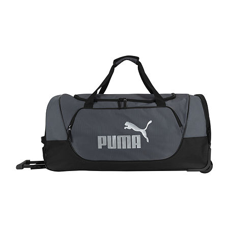 Puma 28 Wanderer Rolling Duffel Bag, One Size, Gray