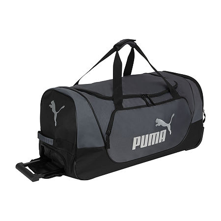 Puma 28 Wanderer Rolling Duffel Bag, One Size, Gray