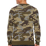 mutual weave Mens Crew Neck Long Sleeve Pullover Sweater