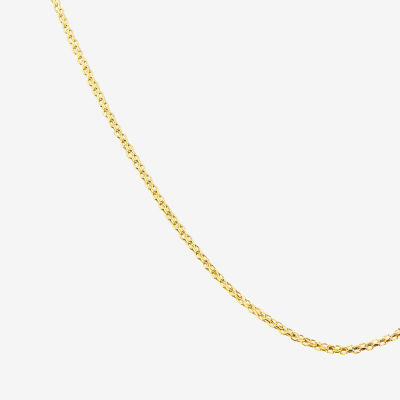 14K Yellow Gold 20" Light Bismark Chain