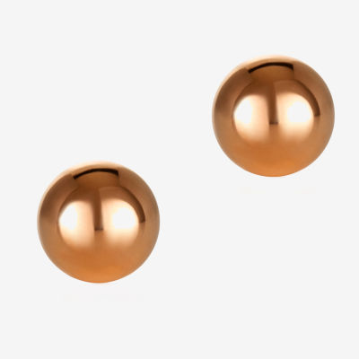 14K Gold 8mm Stud Earrings