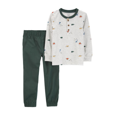 Carter's Baby Boys 2pc. Pant Set, Color Gray JCPenney