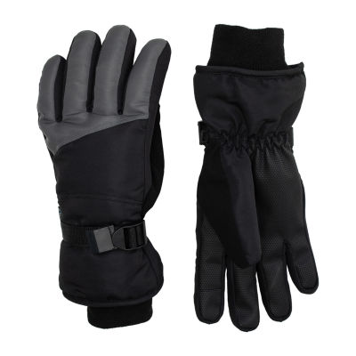 WinterProof 1 Pair Cold Weather Gloves, Color Black Gray JCPenney