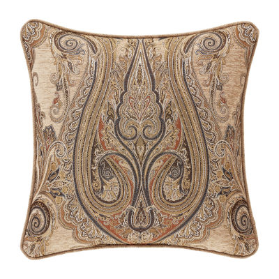 Queen Street Lakeview 20x20 Beige Square Throw Pillow