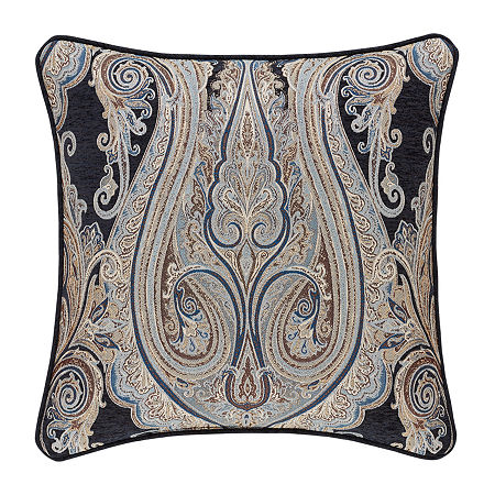 Queen Street Lakeview Indigo Square Throw Pillow, One Size, Blue