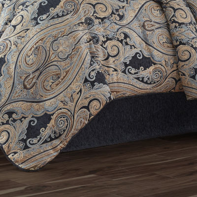 Queen Street Lakeview Indigo 4-pc. Jacquard Extra Weight Comforter Set