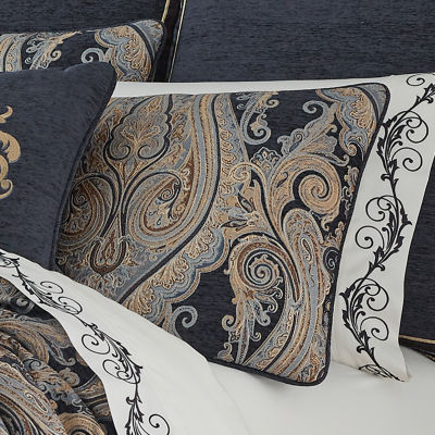 Queen Street Lakeview Indigo 4-pc. Jacquard Extra Weight Comforter Set