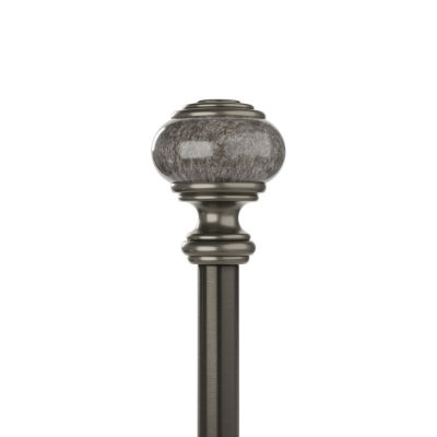 Umbra Marble Knob 1 Adjustable Curtain Rod