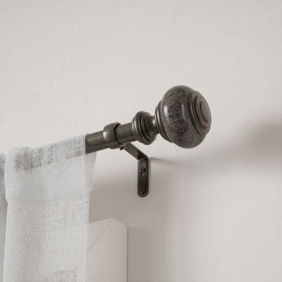 Umbra Marble Knob 1 Adjustable Curtain Rod