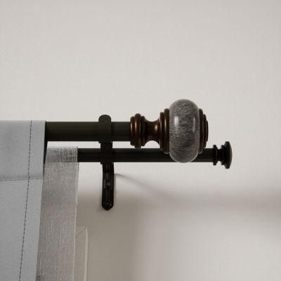 Umbra Marble Knob Double Curtain Rod