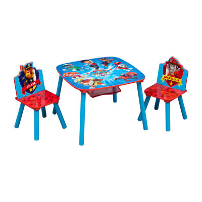 PAW Patrol Kids Table and Chair Set with Storage