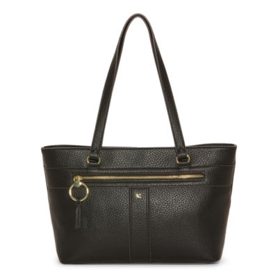 Fossil rachel leather 2024 tote with zipper