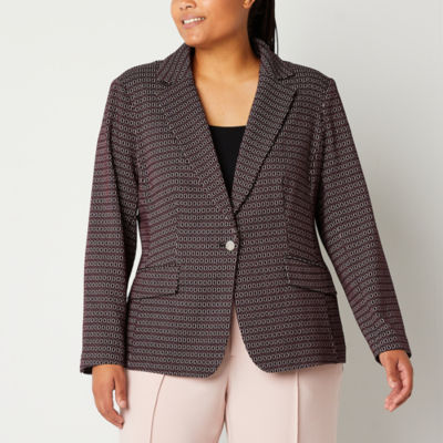 Jcpenney plus 2025 size blazer