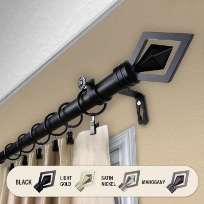 Rod Desyne Lenore 1" Adjustable Curtain Rod