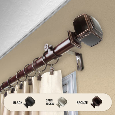 Rod Desyne Bennett 1 IN Adjustable Curtain Rod
