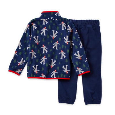 Okie Dokie Toddler & Little Boys 2-pc. Microfleece Pant Set