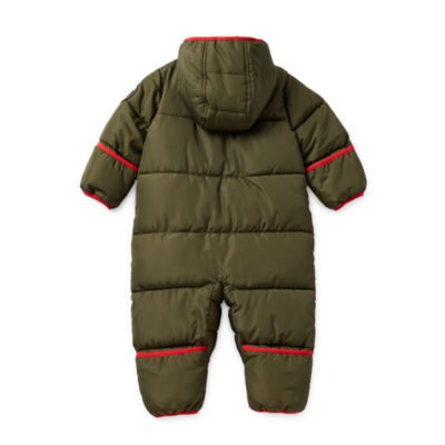 Water resistant outlet baby snowsuit