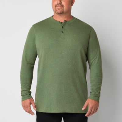 Big and tall thermal henley sale