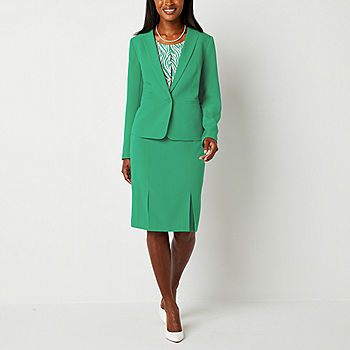 Black Label by Evan-Picone Womens Suit Skirt, Color: Green - JCPenney