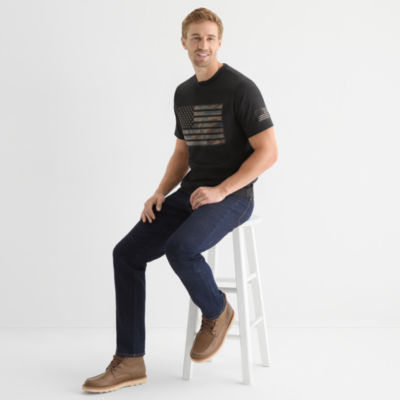 Buckhorn River Mens Crew Neck Short Sleeve Regular Fit Graphic T-Shirt