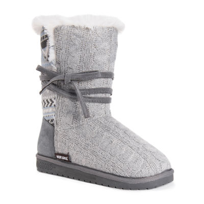 Muk Luks Womens Clementine Water Resistant Flat Heel Winter Boots ...