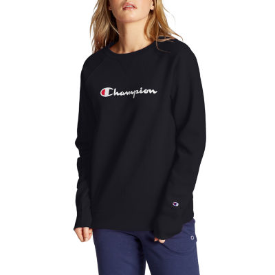 Champion Womens Long Sleeve Hoodie, Color: Black - JCPenney