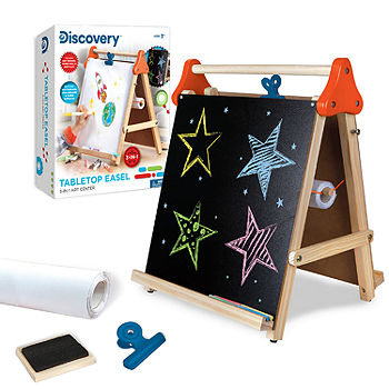 Discovery Kids Tabletop Easel 3-in-1 Art Center, Color: Multi