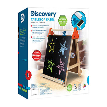 Discovery Drawing Easel with Markers - Double-Sided Art Board Kids' Creative