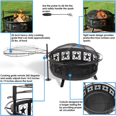 Sunnydaze Collection Portable Fire Pit