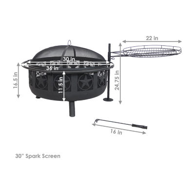 Sunnydaze Collection Portable Fire Pit