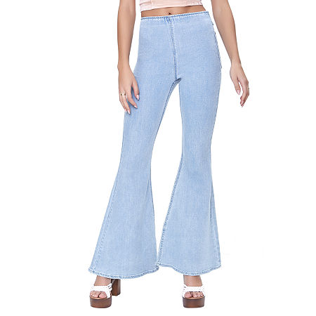  Forever 21 Juniors Womens Pull On Flare Pant