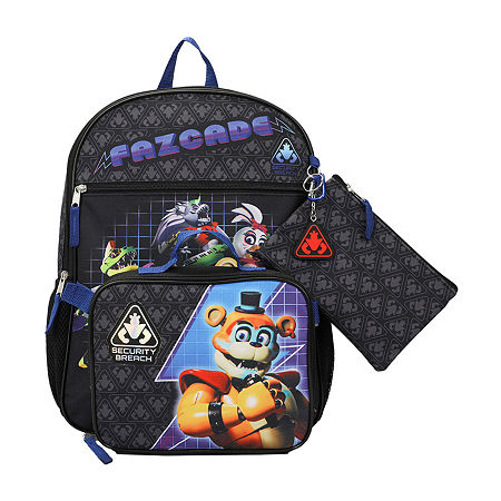 Bioworld Five Nights At Freddy's Backpack Set, One Size, Black