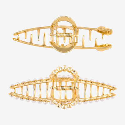 Bijoux Bar Rose 2-pc. Claw Hair Clip