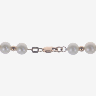 Womens White 18 Inch Strand Necklace